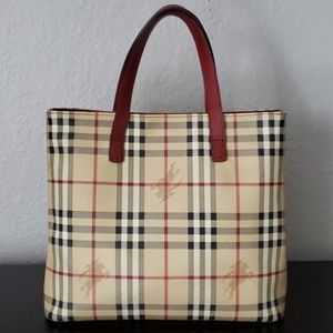 Burberry Haymarket Tote